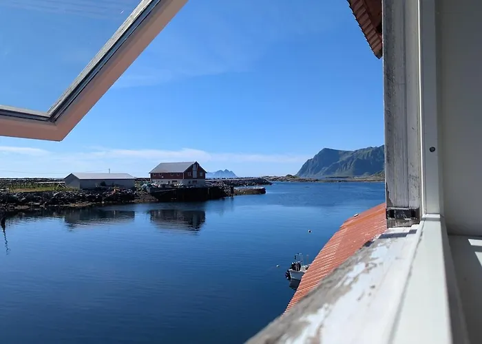 Wharf In Sorvagen - Lofoten Prázdninový dům Moskenes